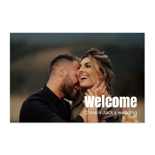 Welcome sign Forex 40x60 cm