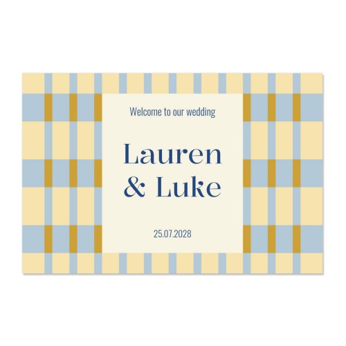 Elegant Stripe Frame - Text Only