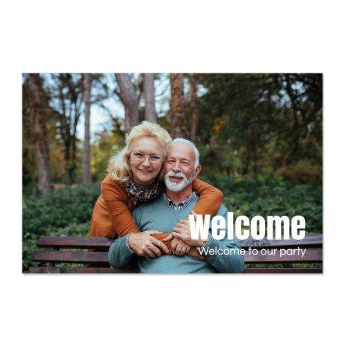 Velkommen skilt Forex 40x60 cm Velkommen skilt Forex 40x60 cm