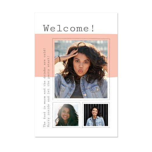 Welcome sign Forex 40x60 cm Welcome sign Forex 40x60 cm