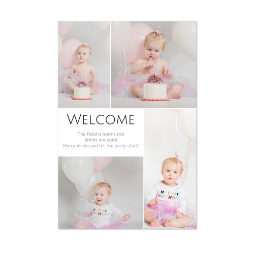 Minimalistische Fotocollage