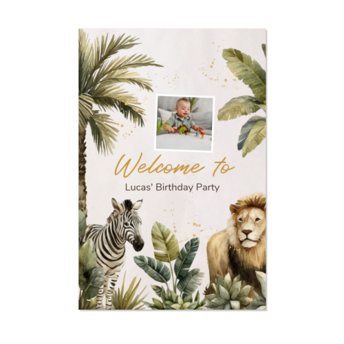 Golden Jungle Party - Text Only Golden Jungle Party - Text Only