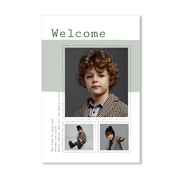 Welcome sign Forex 40x60 cm Welcome sign Forex 40x60 cm