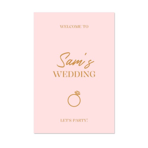 Classic Wedding Ring - Text only