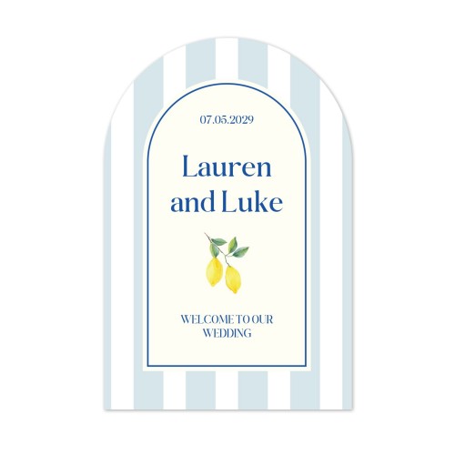 Dolce Vita Lemon Stripes - Text Only Dolce Vita Lemon Stripes - Text Only
