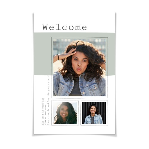 Welcome poster Welcome poster