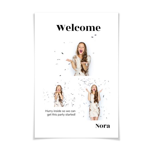 Welcome poster