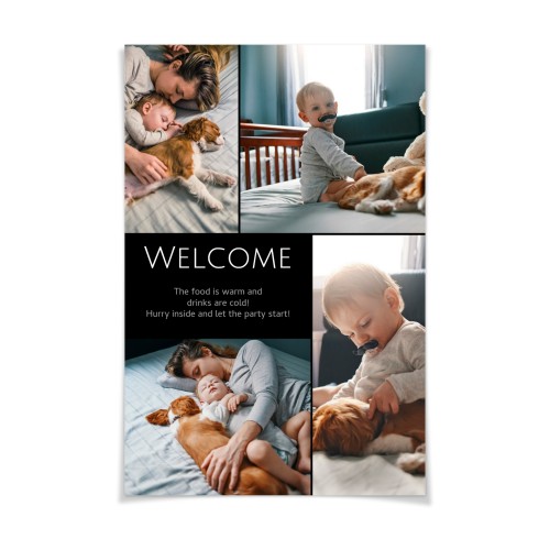 Velkomstplakat Velkomstplakat