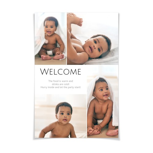 Velkomstplakat Velkomstplakat