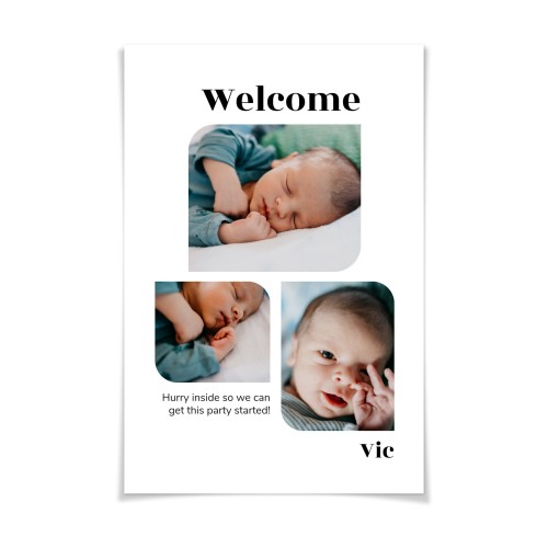 Velkomstplakat Velkomstplakat