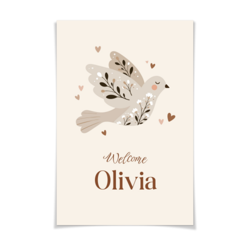 Boho Folk Bird