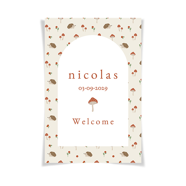 Affiche de bienvenue Affiche de bienvenue