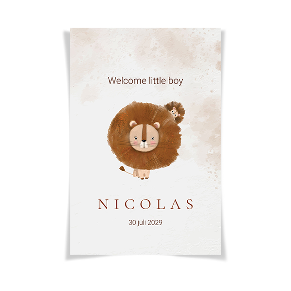 Affiche de bienvenue Affiche de bienvenue