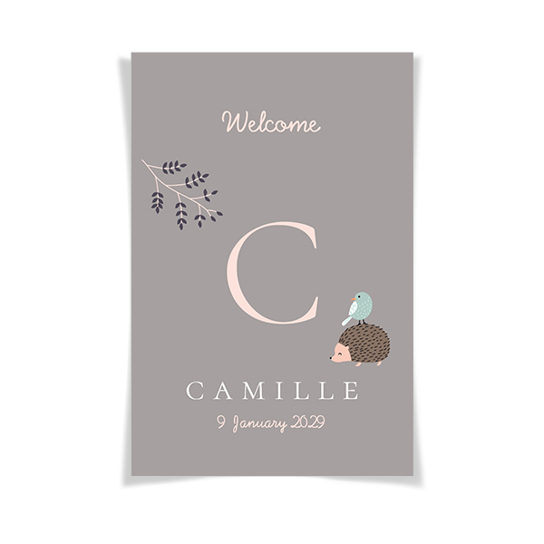 Welcome poster
