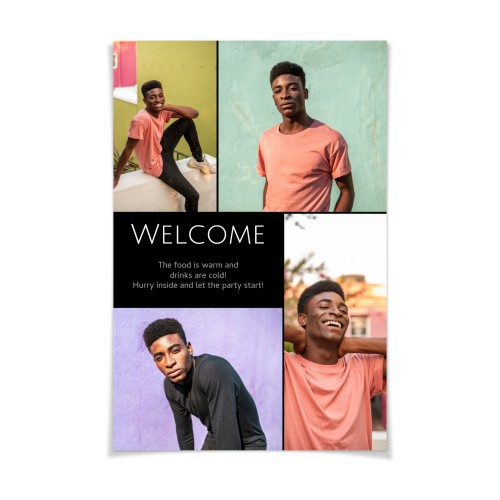 Velkomstplakat Velkomstplakat