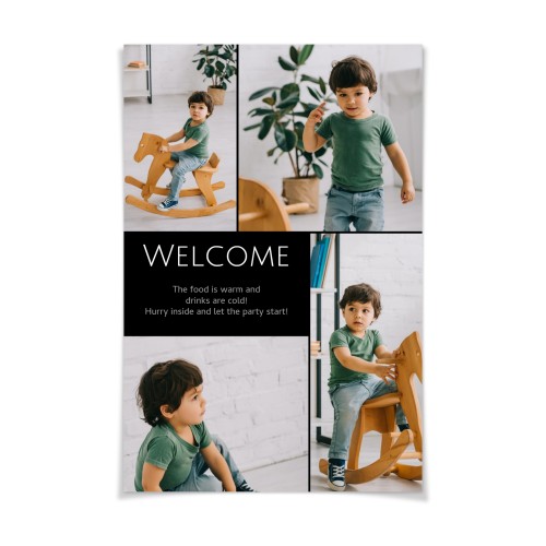 Velkomstplakat