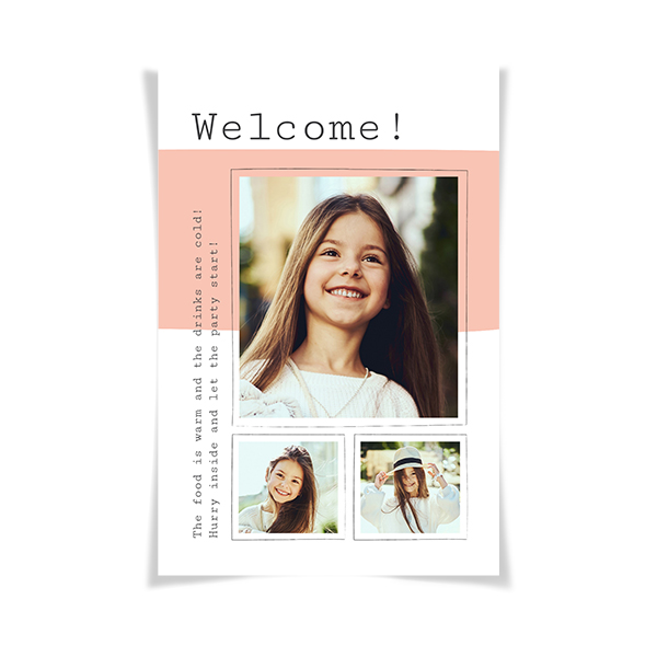Affiche de bienvenue