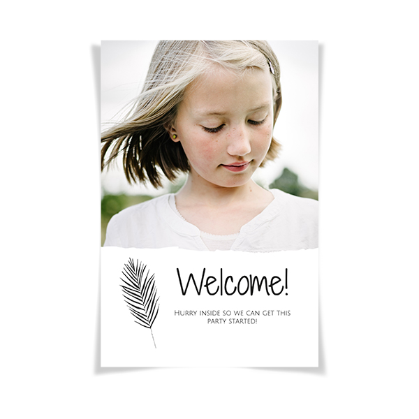 Affiche de bienvenue Affiche de bienvenue