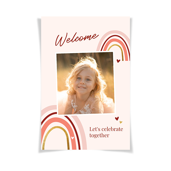 Velkomstplakat
