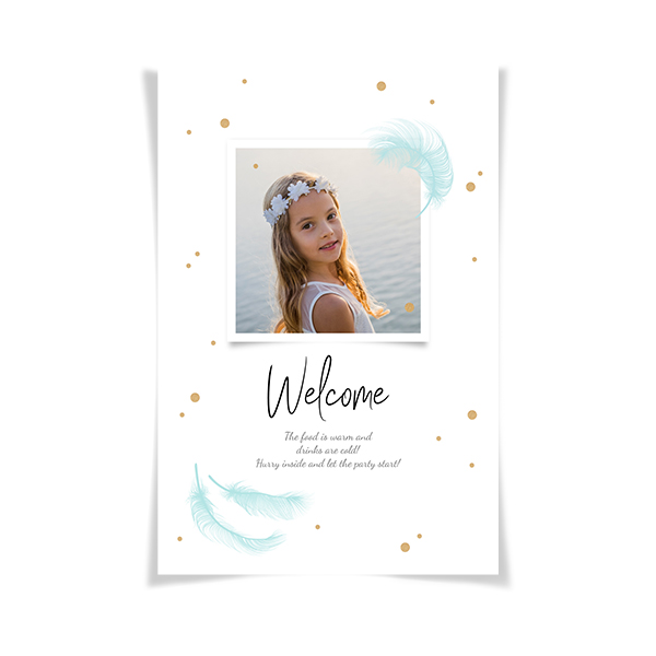 Affiche de bienvenue