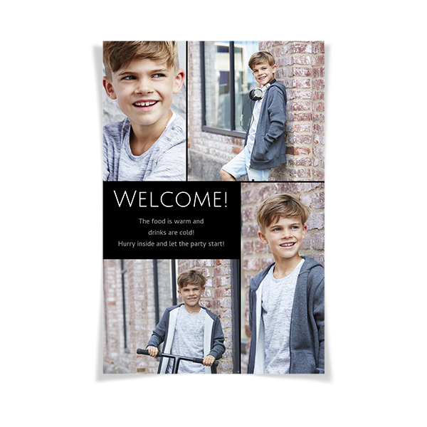 Affiche de bienvenue
