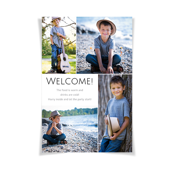 Velkomstplakat