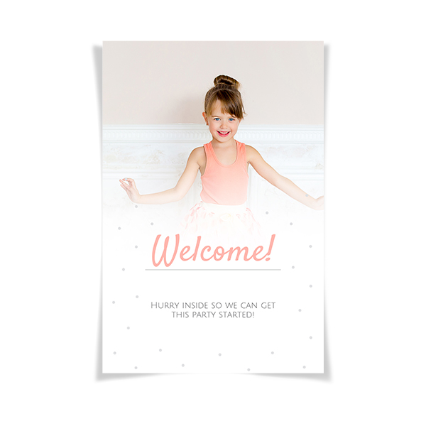 Velkomstplakat