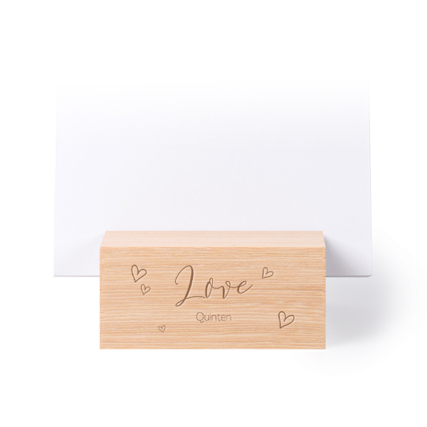 Porte-photo en bois gravé et tirages luxe Porte-photo en bois gravé et tirages luxe