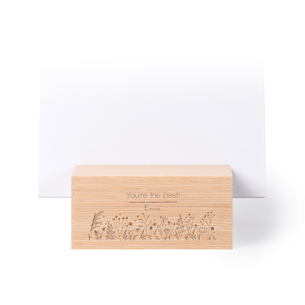 Porte-photo en bois gravé et tirages luxe Porte-photo en bois gravé et tirages luxe