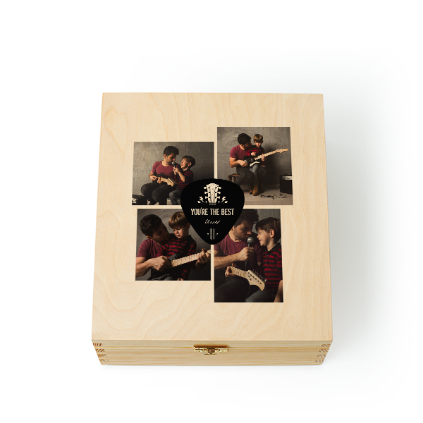 Tea box with printing