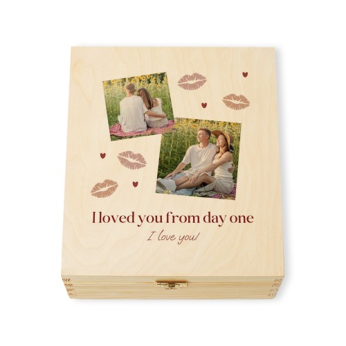 Tea box with printing