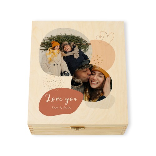 Tea box with printing