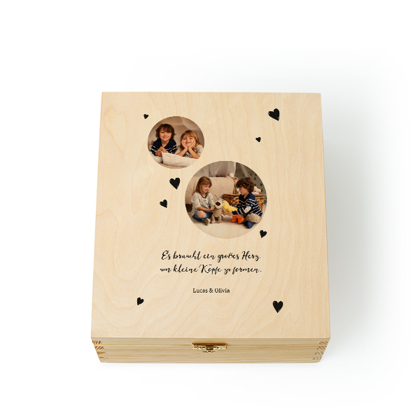 Teeset mit Teeglas und Teebox mit Druck Teeset mit Teeglas und Teebox mit Druck