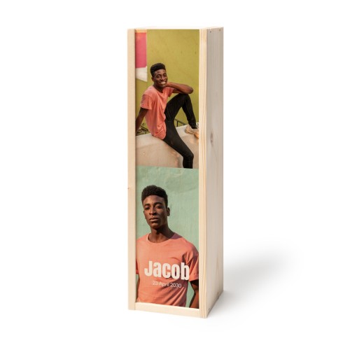 Wooden gift box for bottle Wooden gift box for bottle