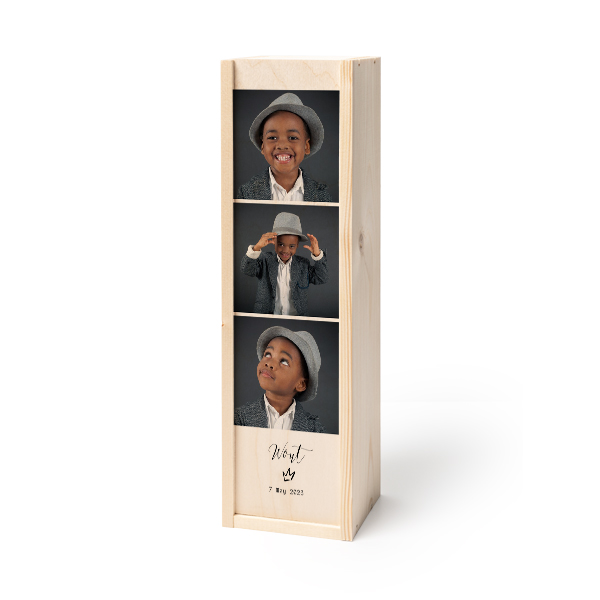 Coffret à vin en bois