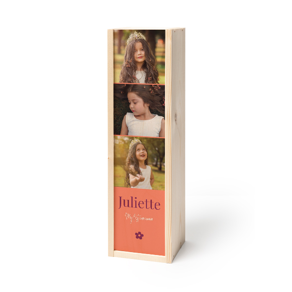 Coffret à vin en bois