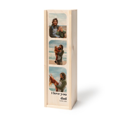 Wooden gift box for bottle Wooden gift box for bottle