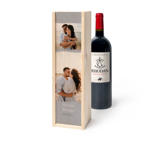 Wijnkist met Rhodan Cabernet-Merlot