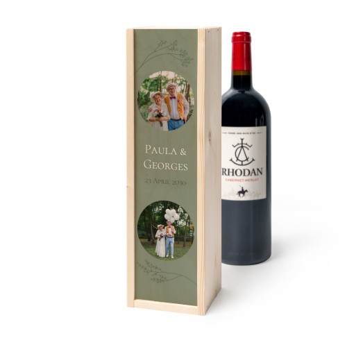 Faire part mariage champetre