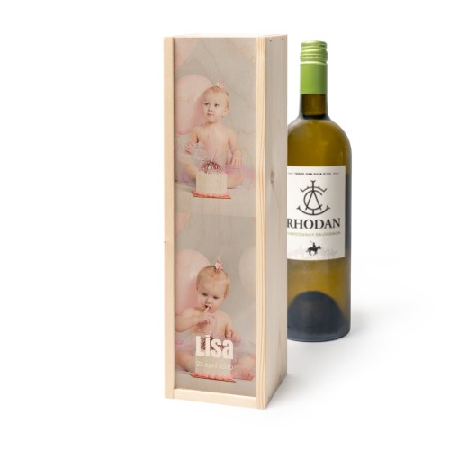 Wijnkist met Rhodan Chardonnay-Roussanne