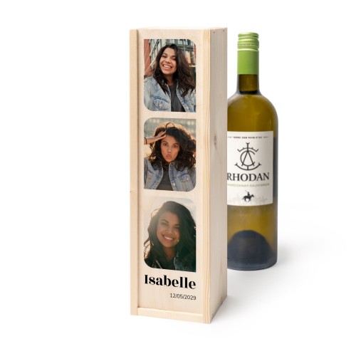 Wijnkist met Rhodan Chardonnay-Roussanne Wijnkist met Rhodan Chardonnay-Roussanne
