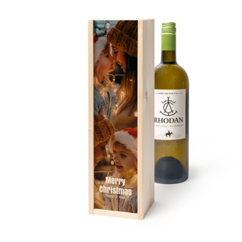 Wijnkist met Rhodan Chardonnay-Roussanne Wijnkist met Rhodan Chardonnay-Roussanne