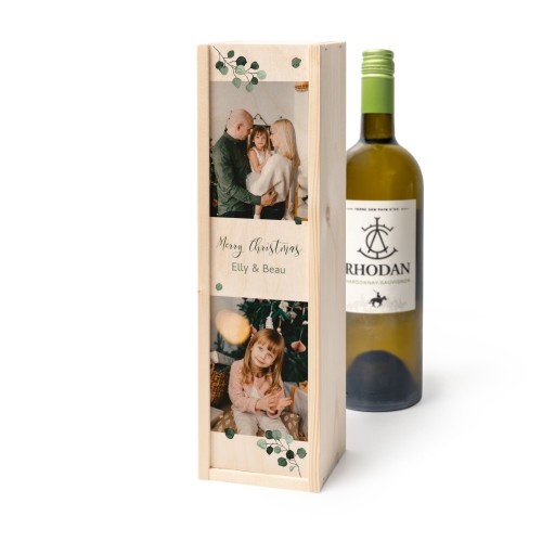 Wijnkist met Rhodan Chardonnay-Roussanne Wijnkist met Rhodan Chardonnay-Roussanne