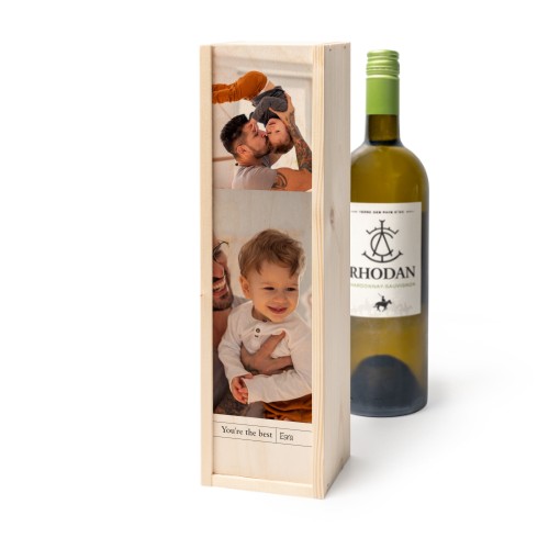 Wijnkist met Rhodan Chardonnay-Roussanne