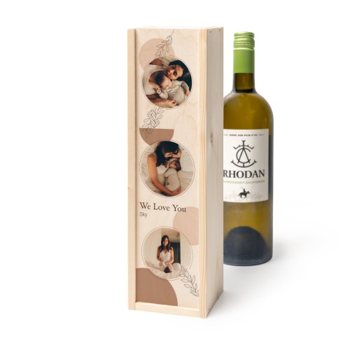 Wijnkist met Rhodan Chardonnay-Roussanne Wijnkist met Rhodan Chardonnay-Roussanne