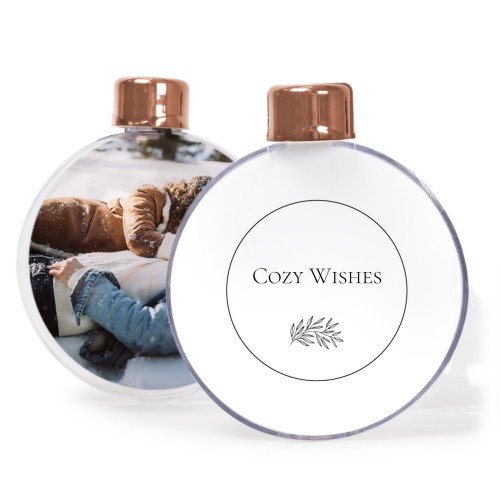 Christmas bauble clear plastic - set of 2 Christmas bauble clear plastic - set of 2