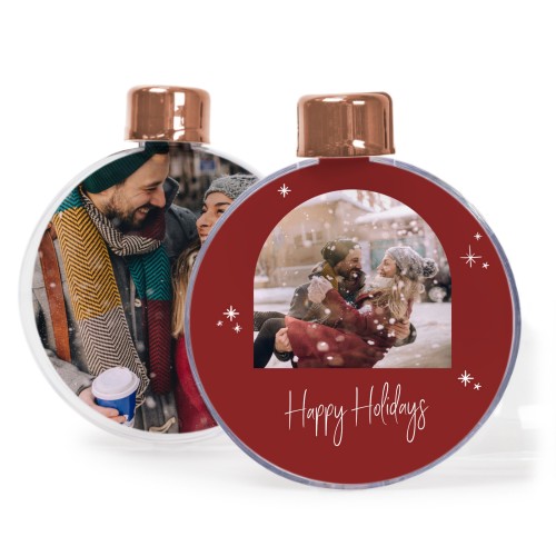 Kerstballen transparant - Set van 2 Kerstballen transparant - Set van 2