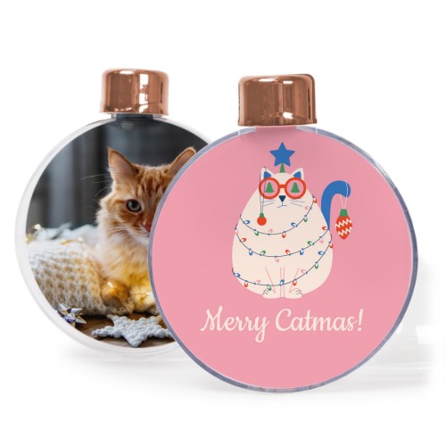 Gjennomsiktige julekuler - 2 stk