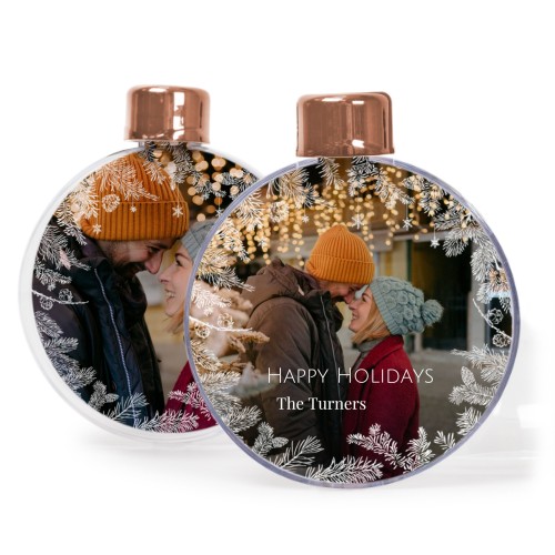 Kerstballen transparant - Set van 2 Kerstballen transparant - Set van 2