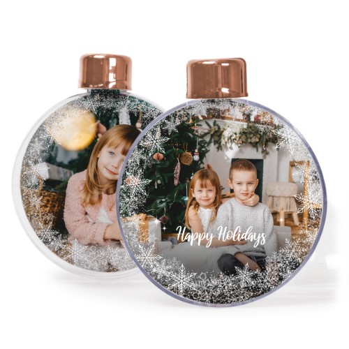 Kerstballen transparant - Set van 2 Kerstballen transparant - Set van 2